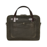 Tin Cloth Compact Briefcase, Otter Green