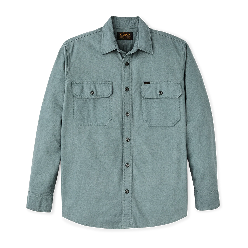 Field Flannel Shirt, Balsam Green