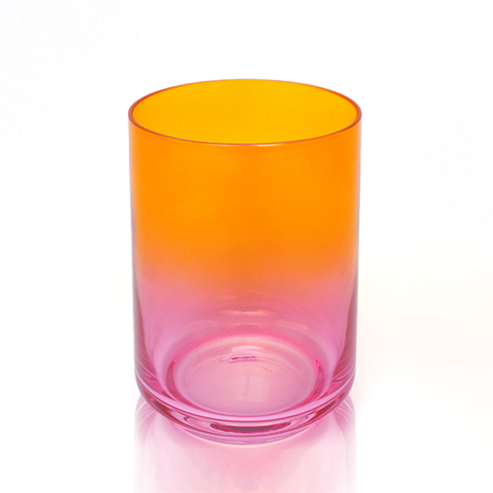 Hand Blown Gradient Glass, Acapulco
