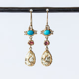 Midi Croix Drop Earrings