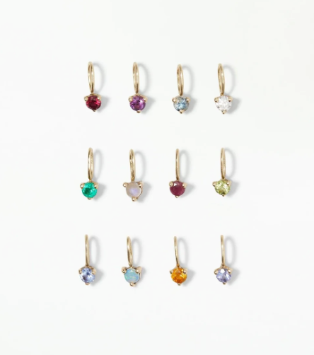 January Garnet Origin Charm