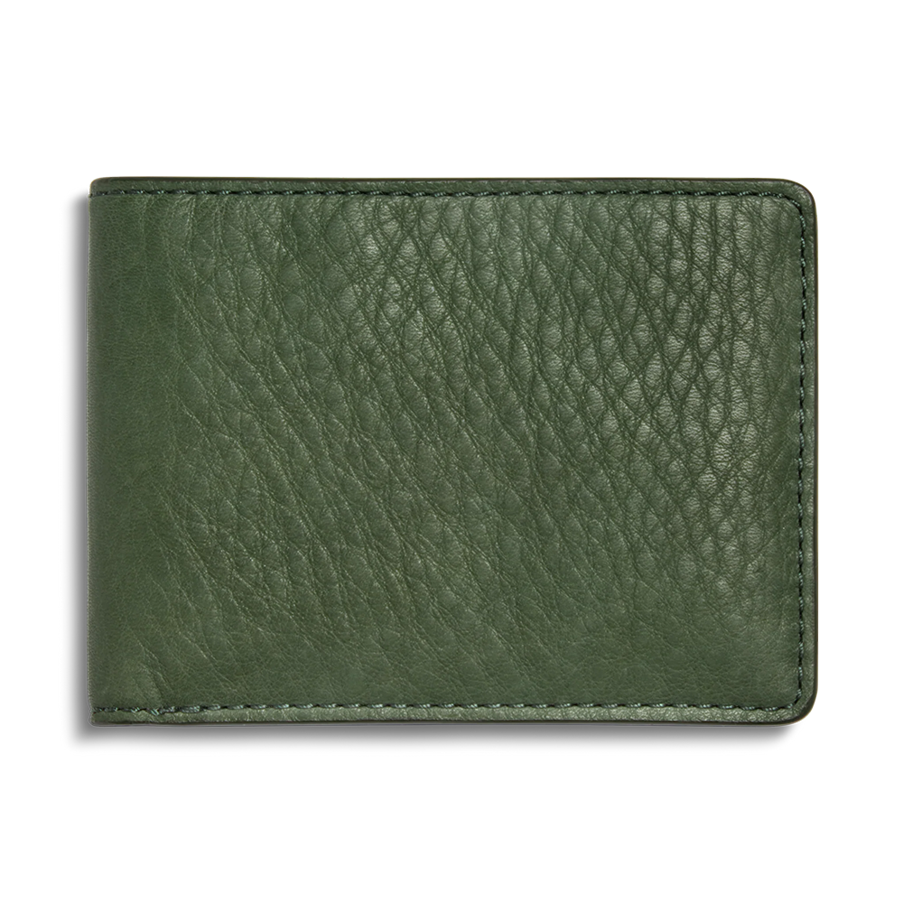 Slim Bifold Signature Wallet, Evergreen