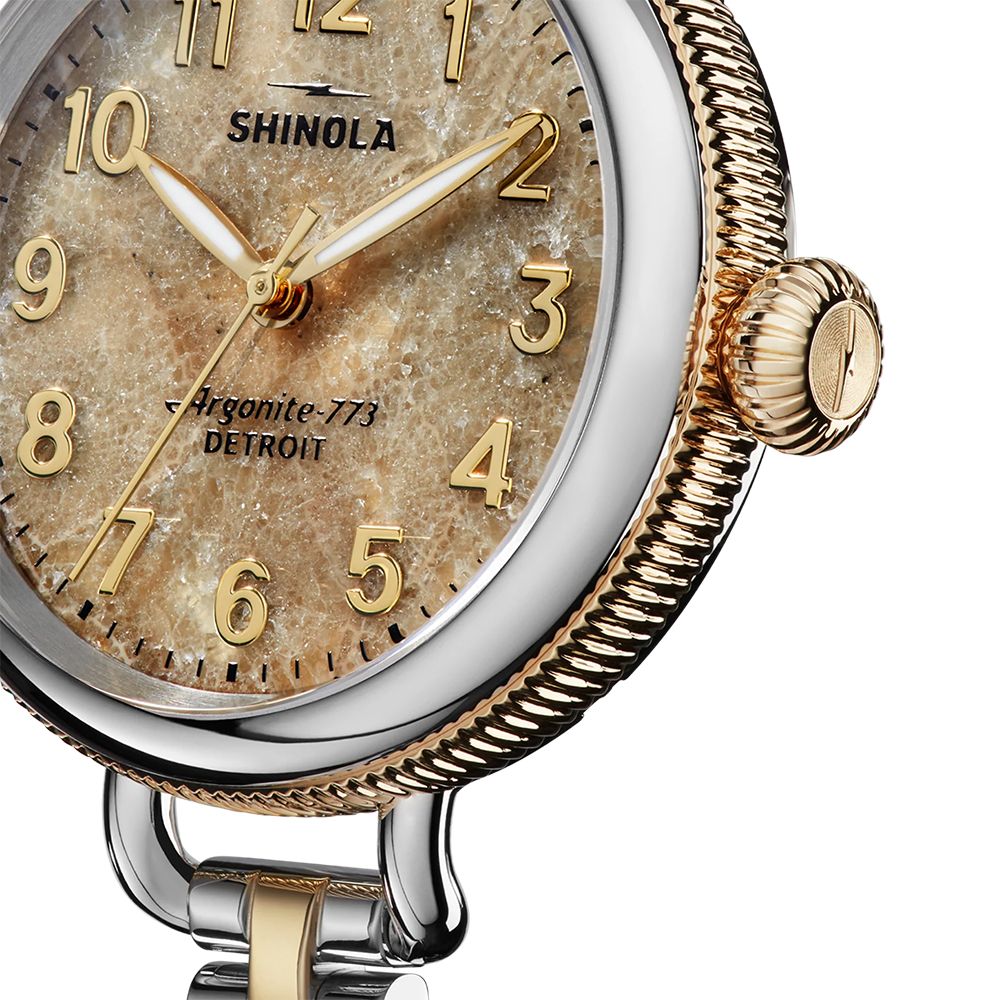 34mm Petoskey Stone Birdy Watch