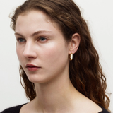Baby Chunky Hoops, Silver