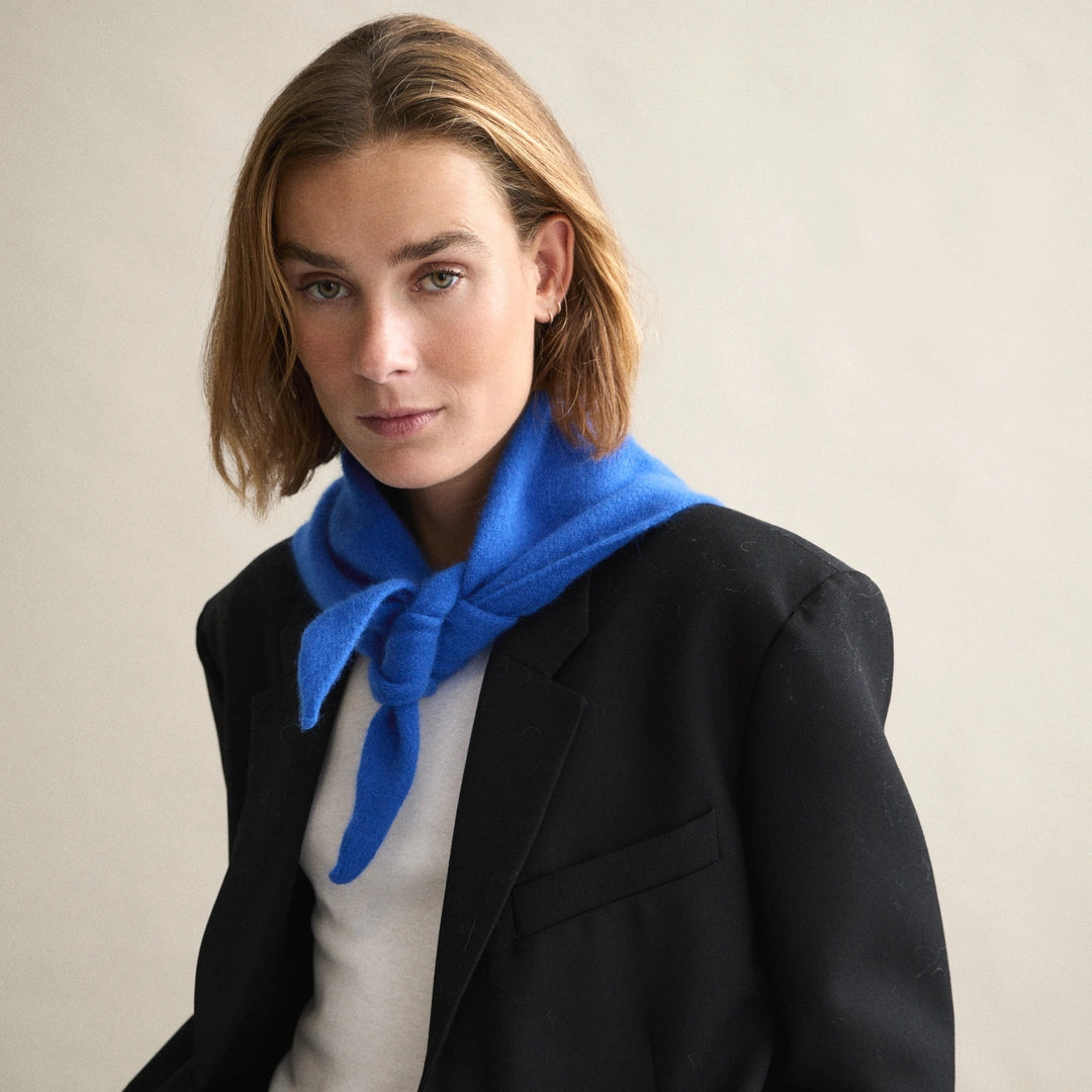 Wool Bandana, Royal Azure