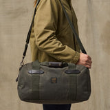 Small Tin Cloth Duffle Bag, Otter Green