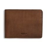 Slim Bifold Navigator Wallet, Medium Brown
