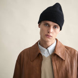 Wool Beanie, Onyx