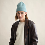 Wool Beanie, Basil