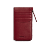 Birdy Zip Around Leather Card Case, Merlot