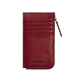 Shinola | Birdy Zip Around Leather Card Case, Merlot