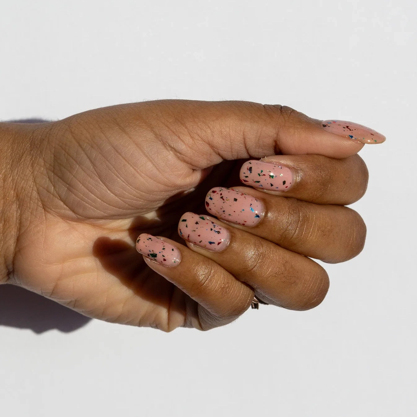 Broken Ornaments Glitter Topper Nail Polish