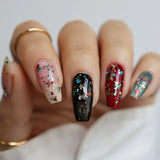 Broken Ornaments Glitter Topper Nail Polish