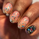 Broken Ornaments Glitter Topper Nail Polish
