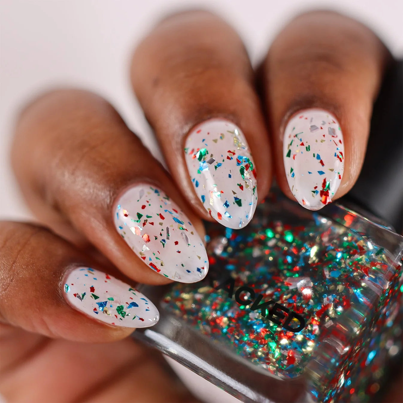 Broken Ornaments Glitter Topper Nail Polish