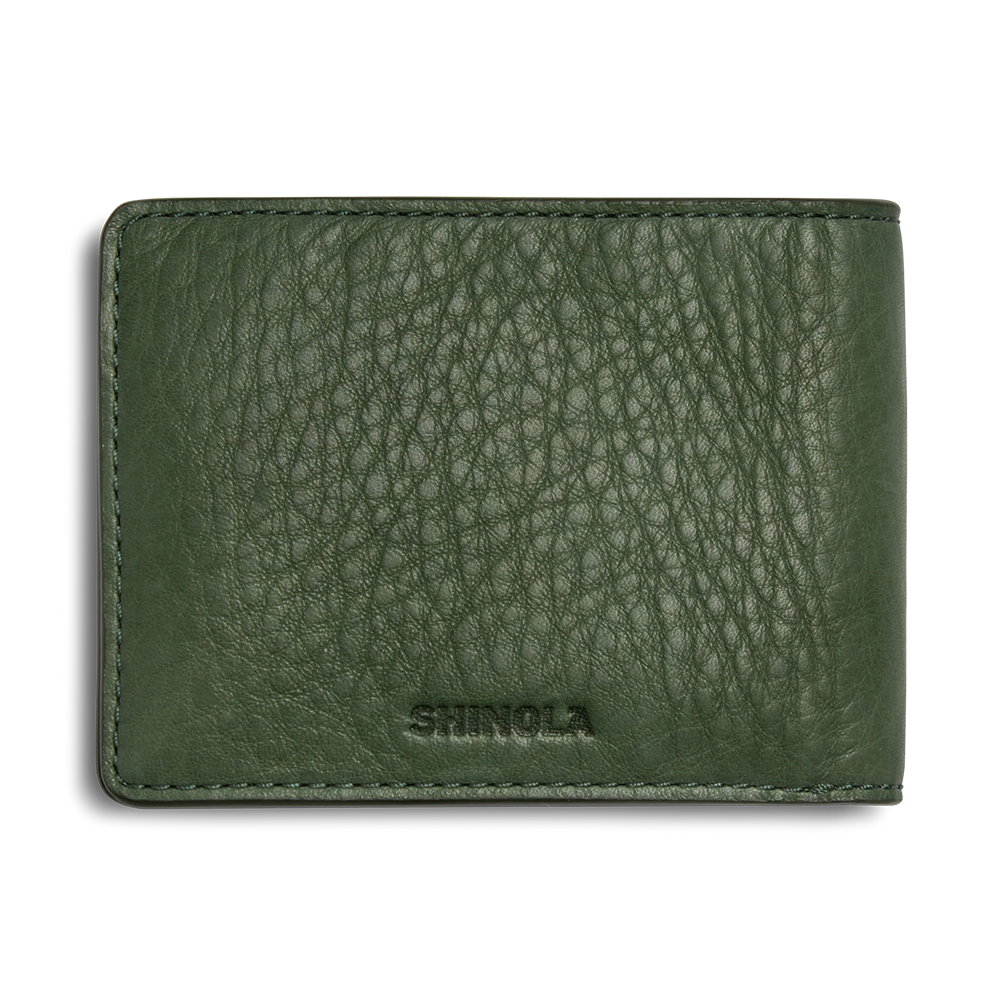 Slim Bifold Signature Wallet, Evergreen