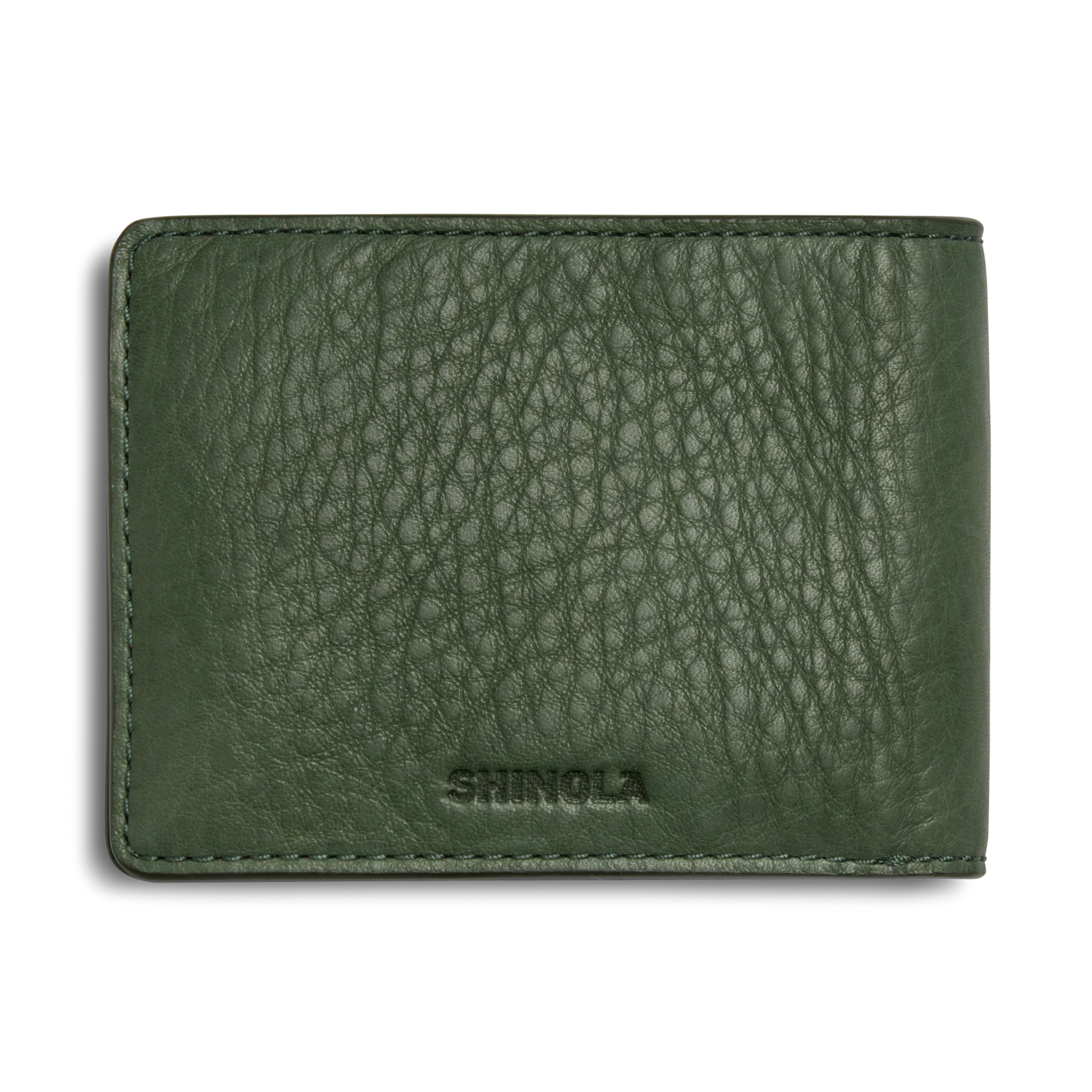 Shinola | Slim Bifold Signature Wallet, Evergreen