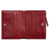 Shinola | Coin Bifold Leather Wallet, Ruby