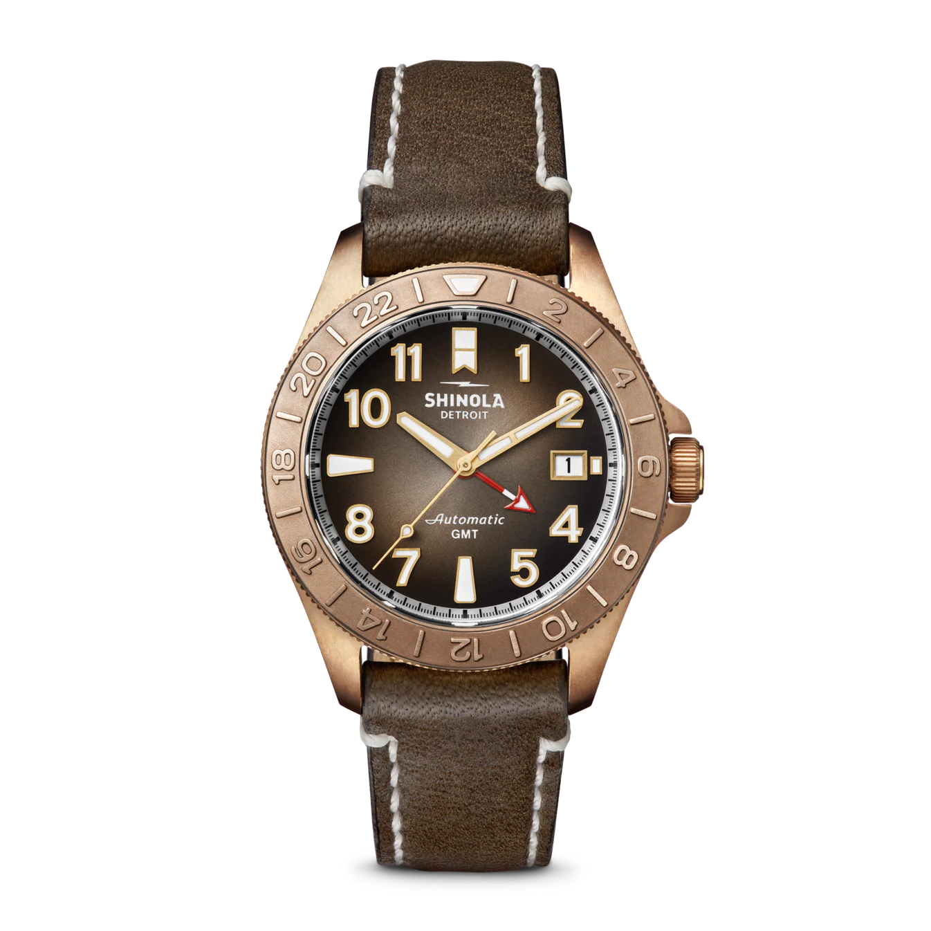 40mm Bronze Monster GMT Automatic Watch