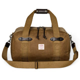 Small Tin Cloth Duffle Bag, Dark Tan
