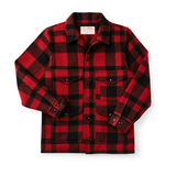 Mackinaw Wool Cruiser Jacket, Red/Black Plaid