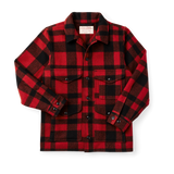 Mackinaw Wool Cruiser Jacket, Red/Black Plaid