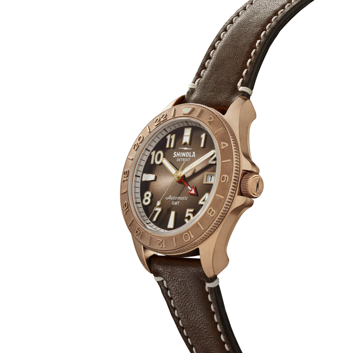 40mm Bronze Monster GMT Automatic Watch