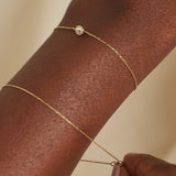 Caged Pearl Bracelet