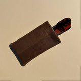 Sunglasses Case, Chocolate Leather