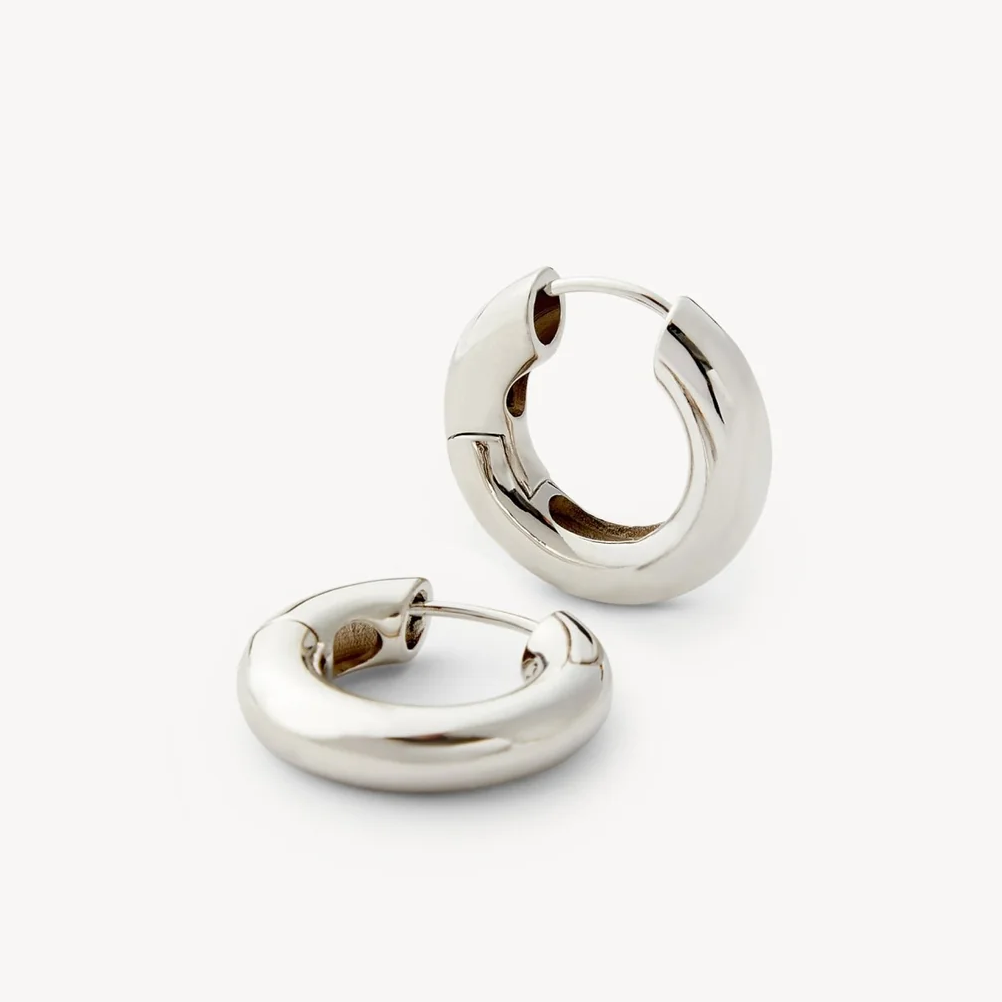 Chunky Hoops, Silver