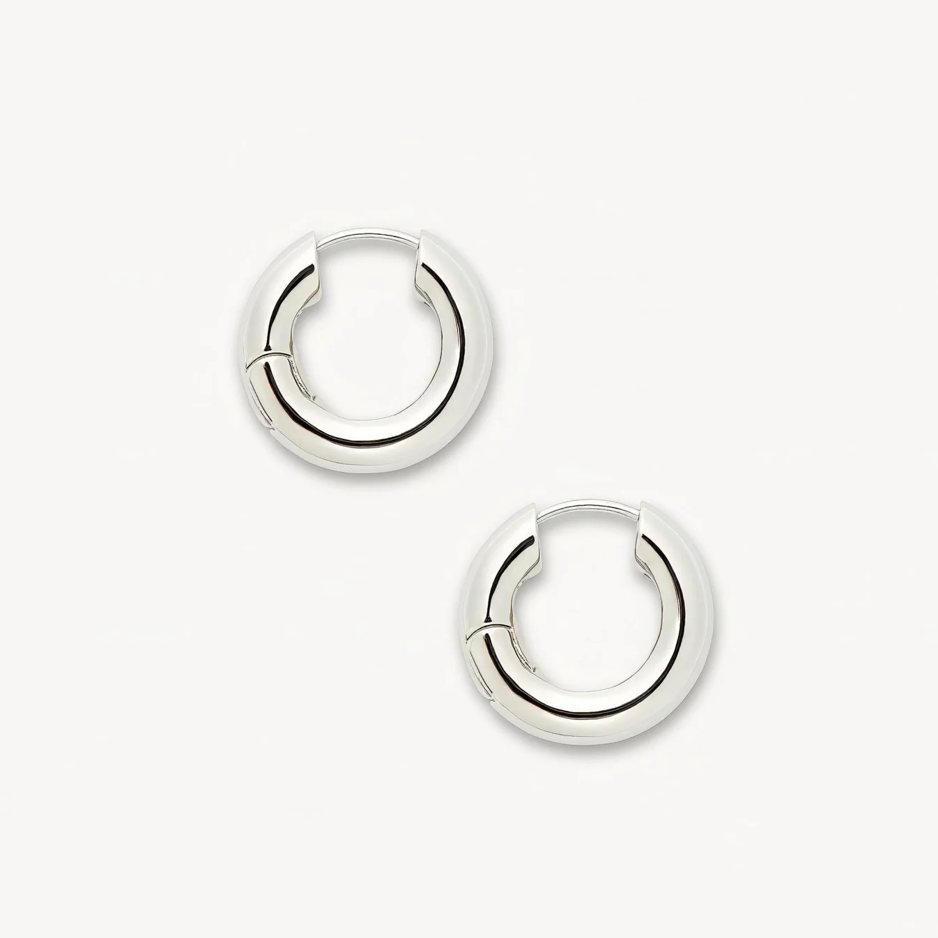 Chunky Hoops, Silver