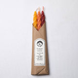 Sunrise Beeswax Spiral Taper Candles, Set of 3