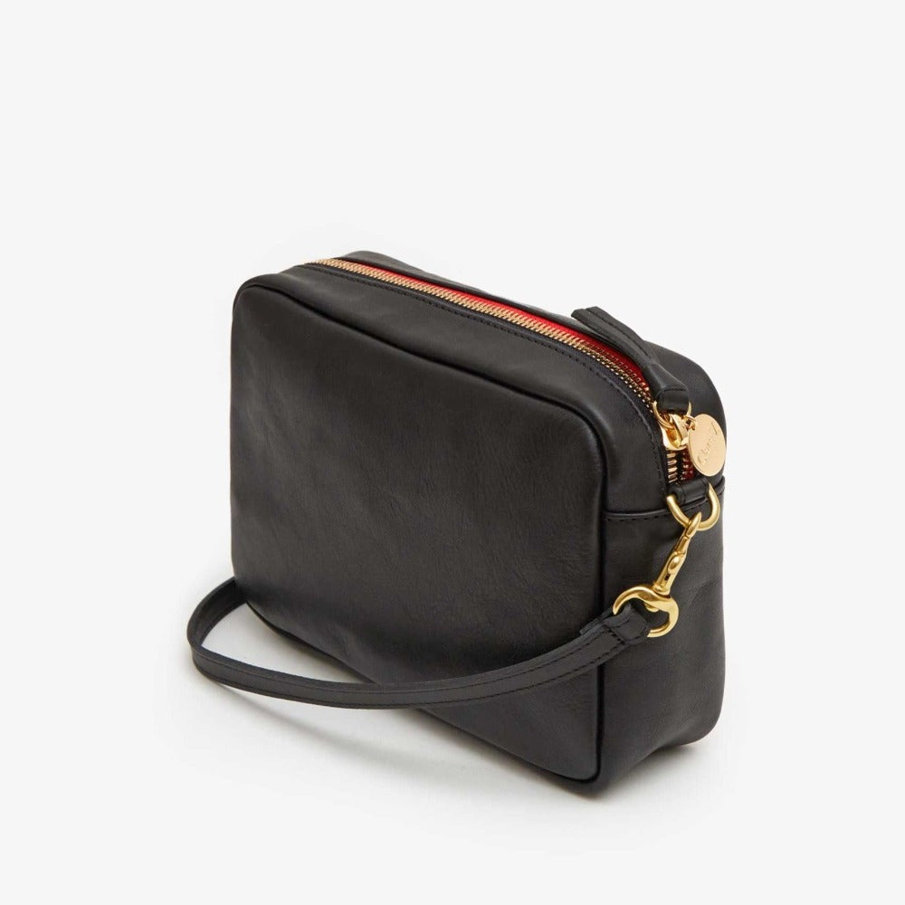 Midi Sac, Black Leather