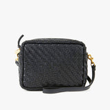 Midi Sac, Woven Zig Zag Black
