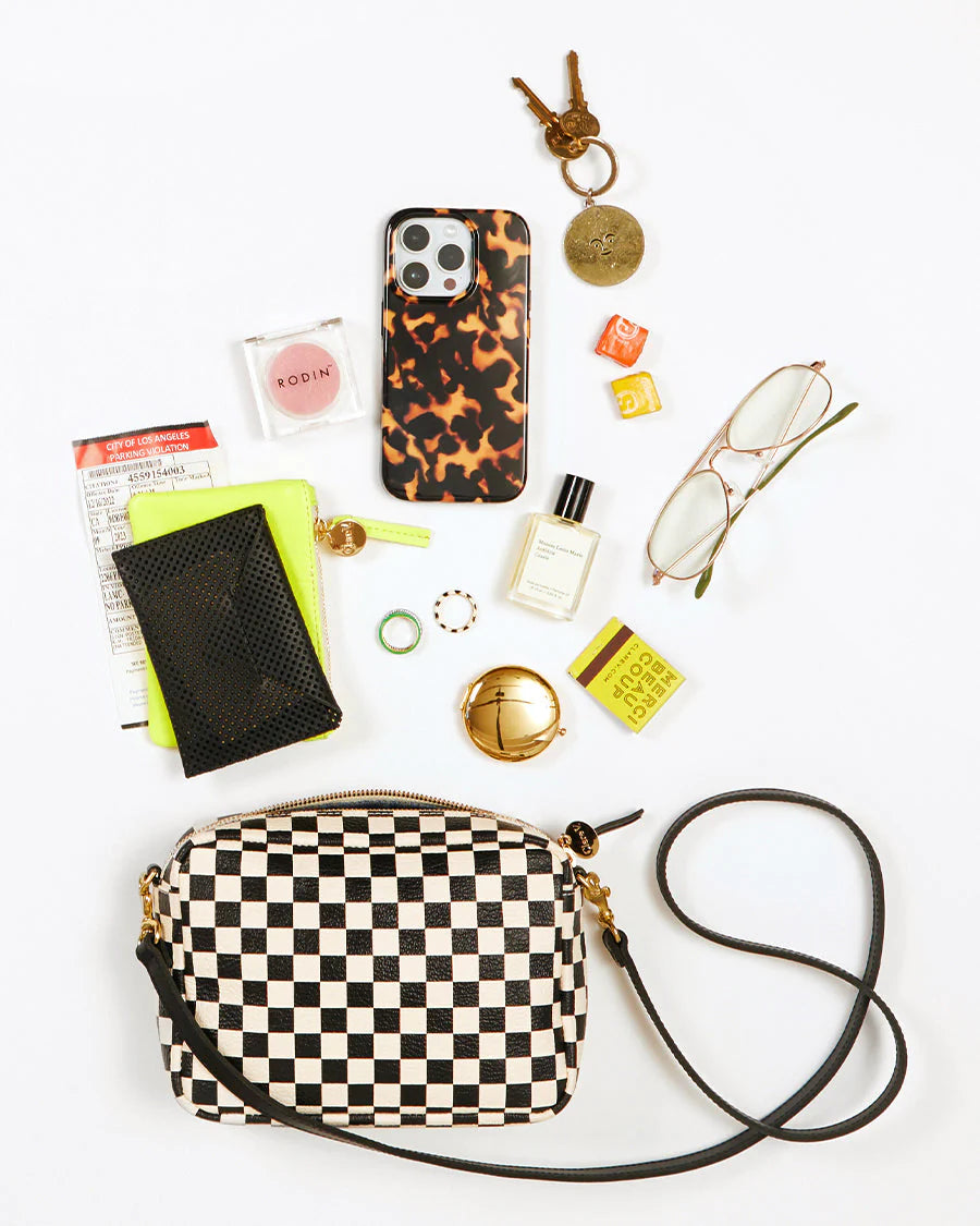 Midi Sac, Black Leather