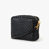 Midi Sac, Woven Zig Zag Black
