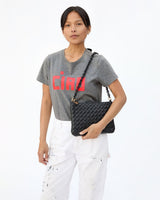 Shoulder Strap, Black Resin Mini Link