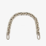 Shortie Strap, Oversize Silver Metal Link