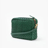 Midi Sac, Woven Zig Zag, Evergreen