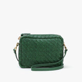 Midi Sac, Woven Zig Zag, Evergreen