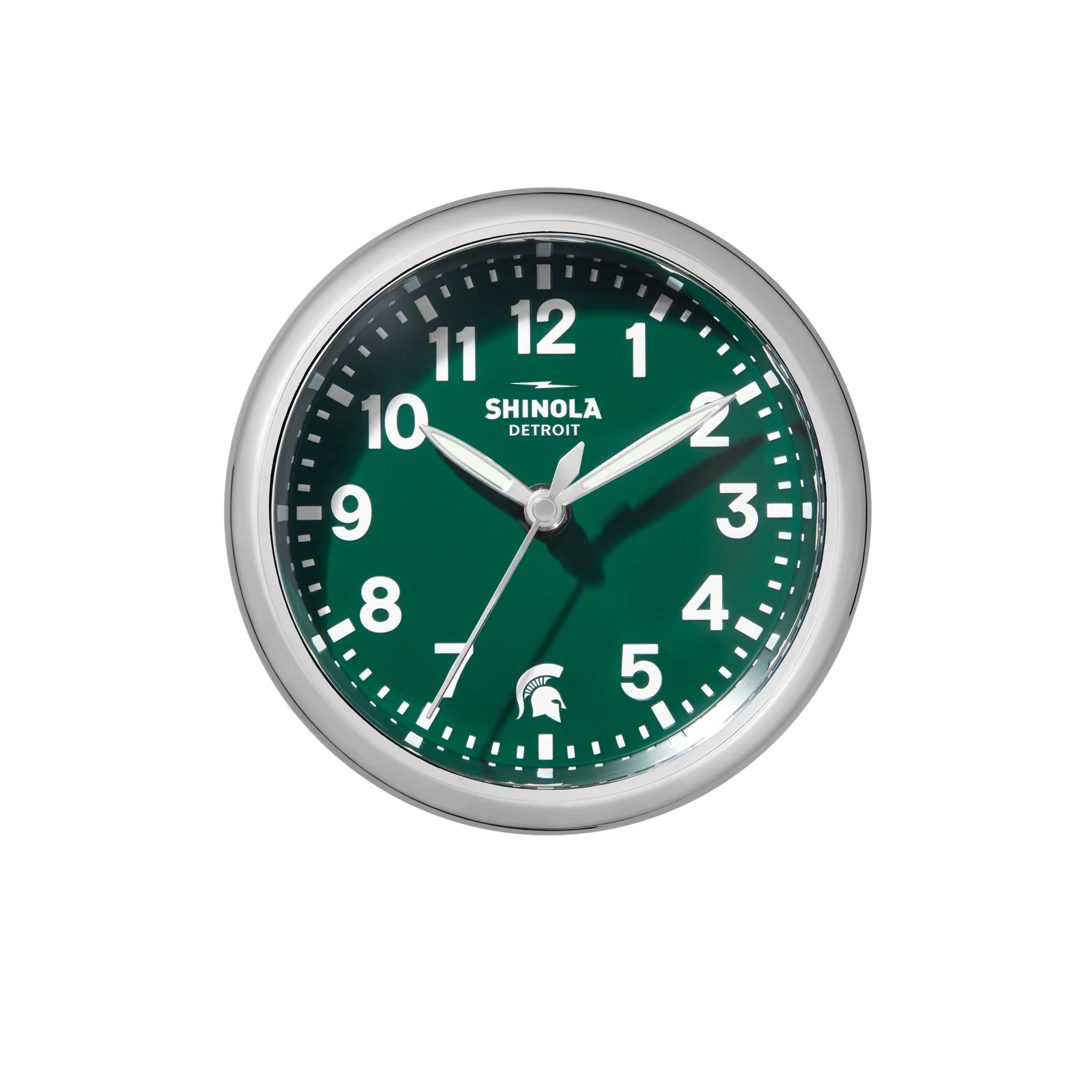Shinola | The Runwell 6" Desk Clock, Spartan Green
