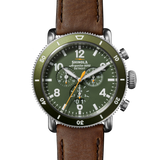Shinola | 48mm Runwell Sport Chronograph Watch, Olive