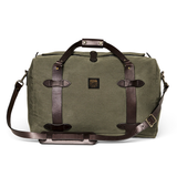Medium Rugged Twill Duffle Bag, Otter Green