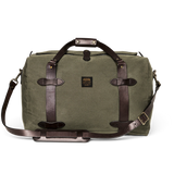 Medium Rugged Twill Duffle Bag, Otter Green
