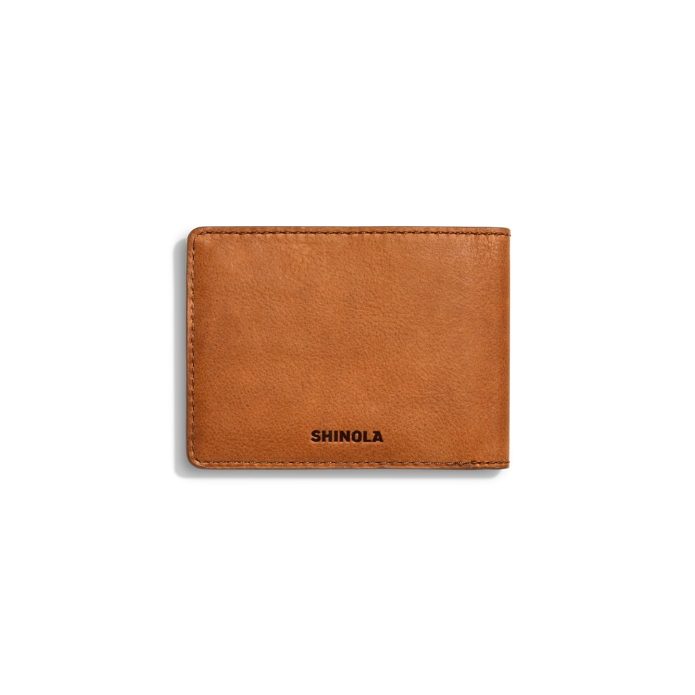 Slim Bifold Wallet, Tan