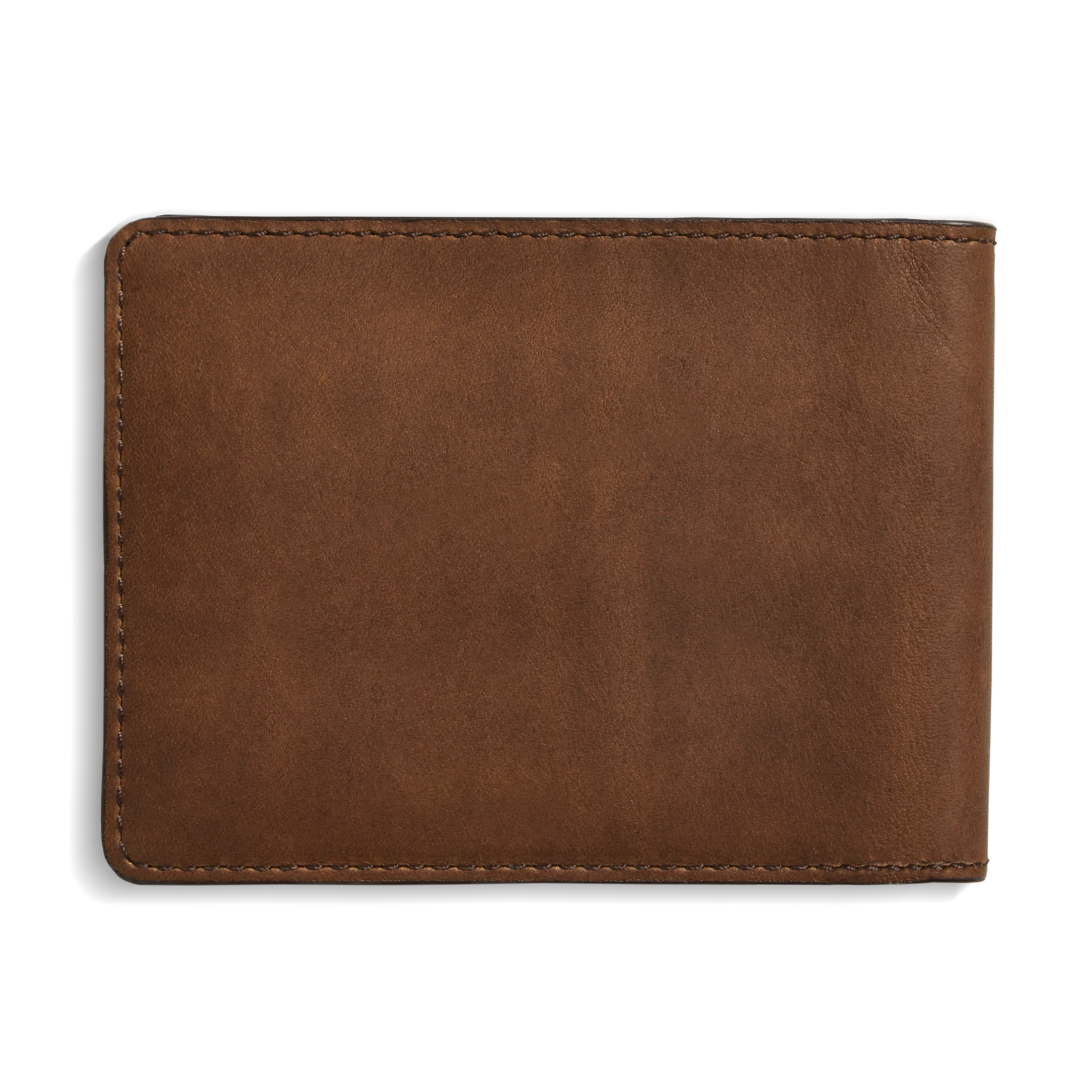 Shinola | Slim Bifold Navigator Wallet, Medium Brown