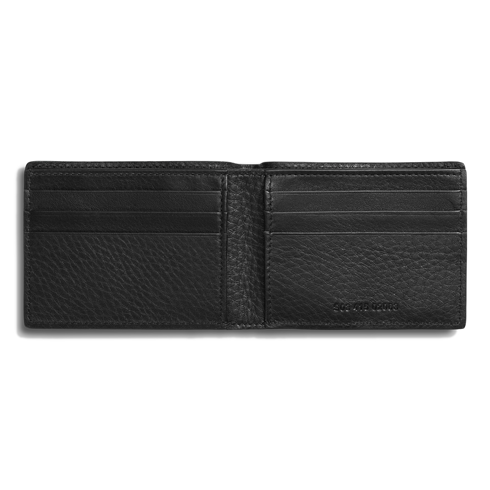 Slim Bifold Wallet, Black