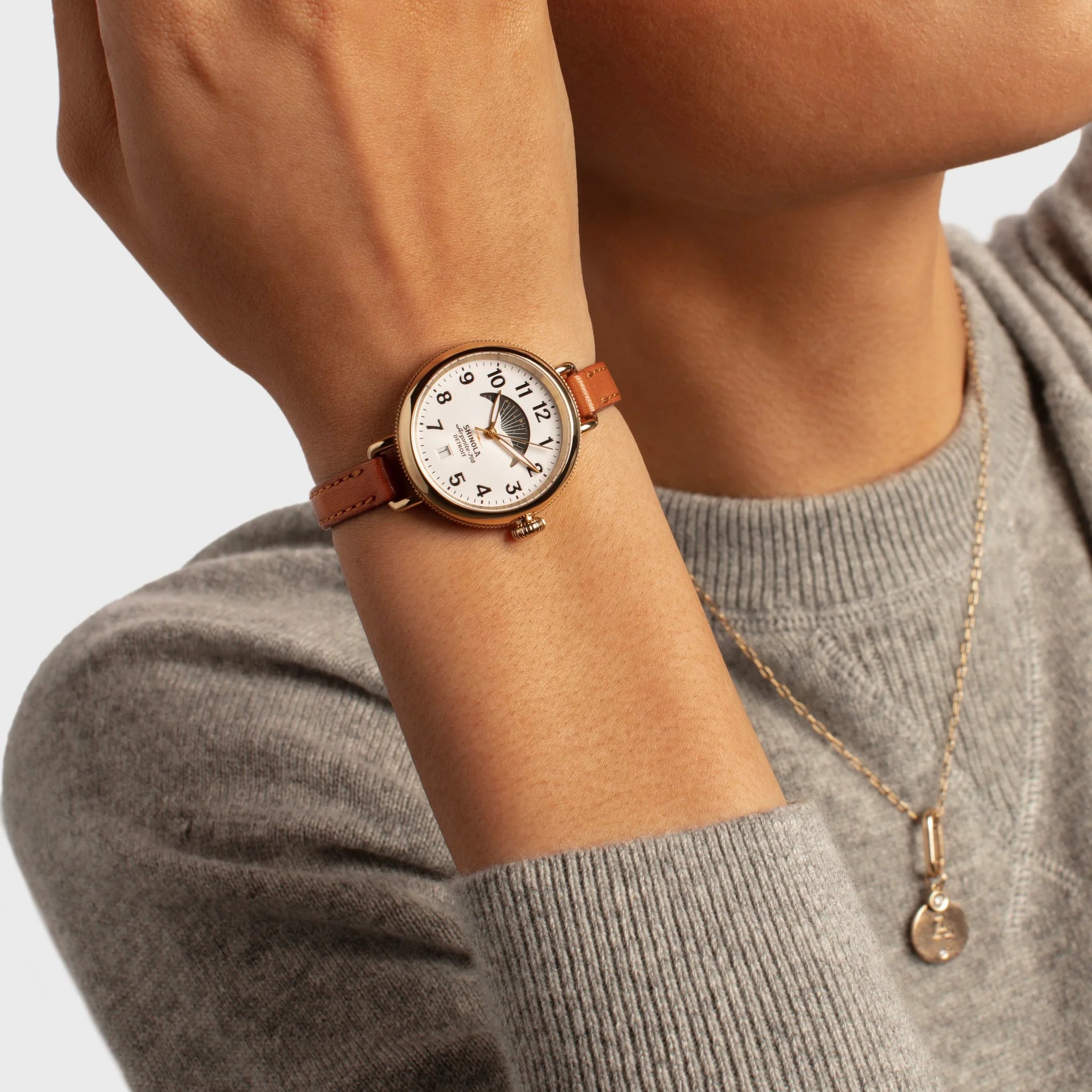 34mm Birdy Moon Phase Watch
