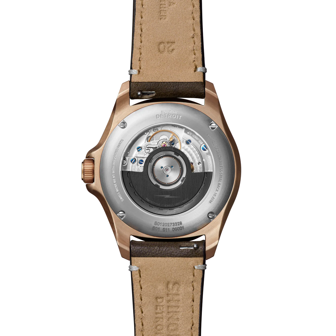 40mm Bronze Monster GMT Automatic Watch