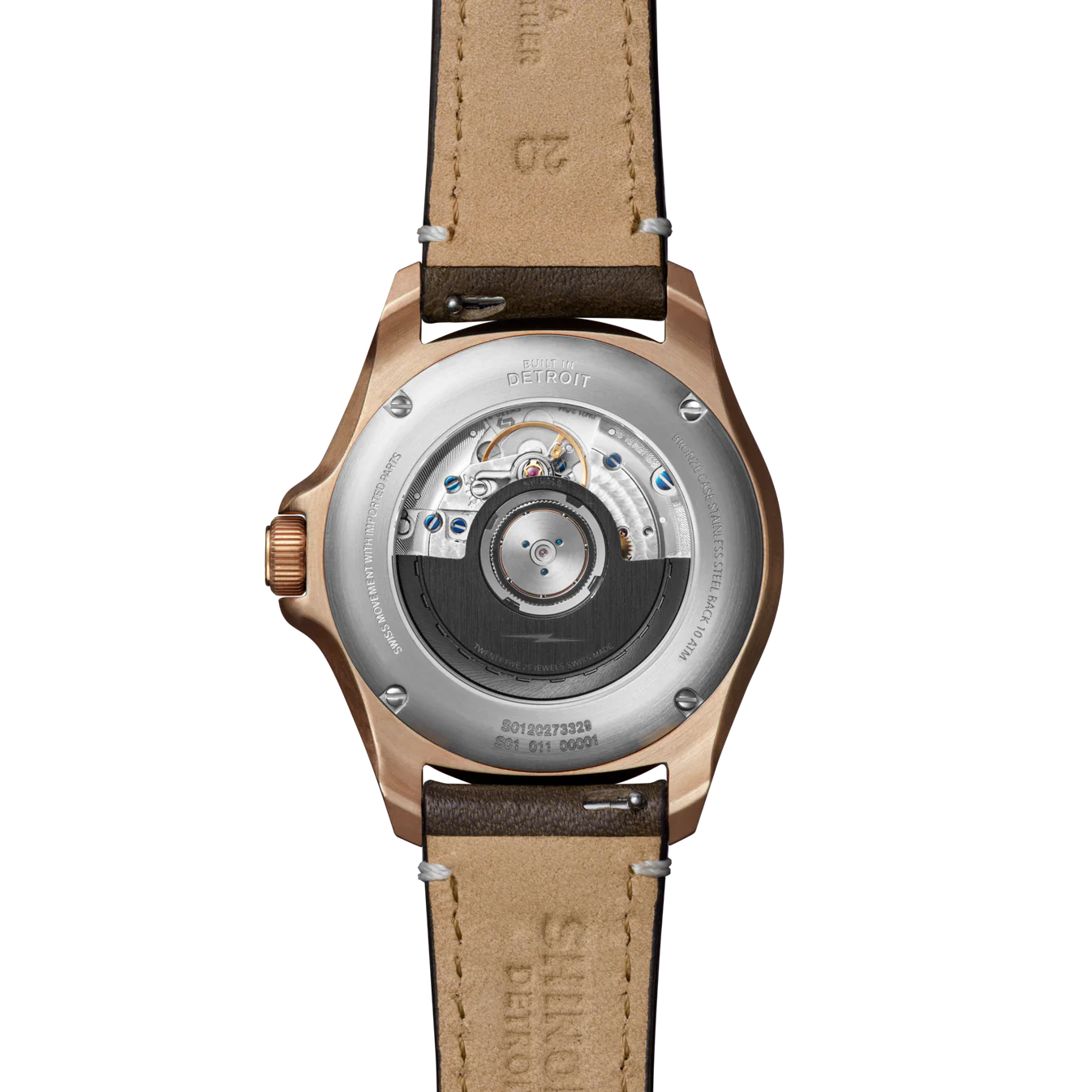 Shinola | 40mm Bronze Monster GMT Automatic Watch